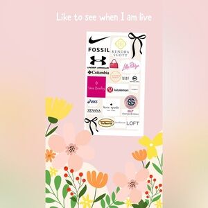 Like To Be Notified Of When I Am Live